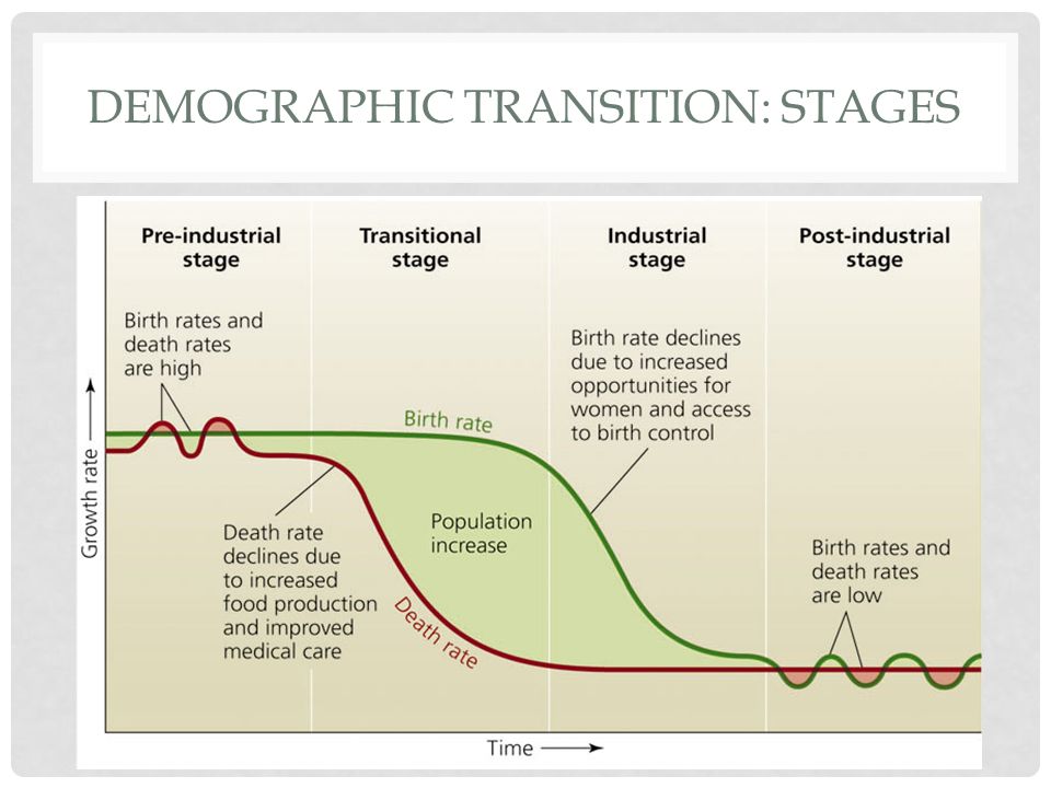 Explanation of Demographic Transition Model and Its Stages